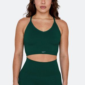 SET Active SCULPTFLEX® RIBBED V BRA - MOJITO - green